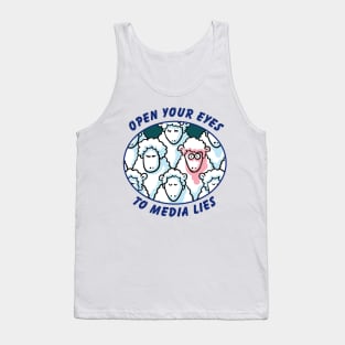 Open Your Eyes to Media Lies Tank Top